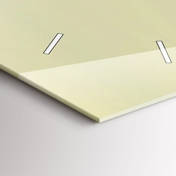 Vertical wall clock Misty forest eagle