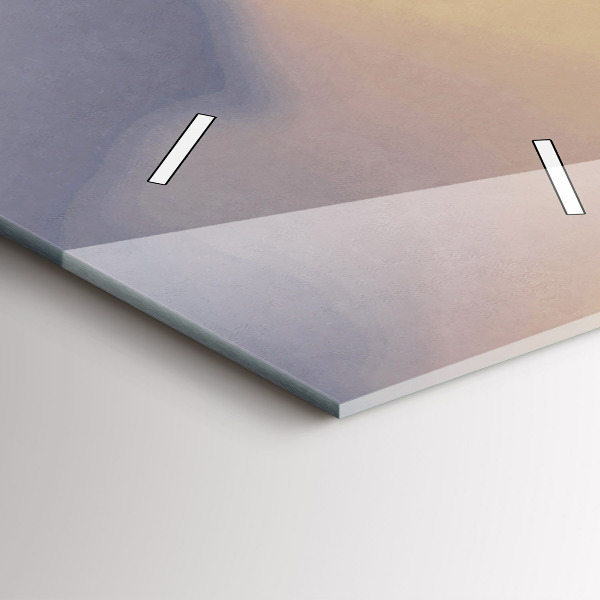 Vertical wall clock Man on the old bridge