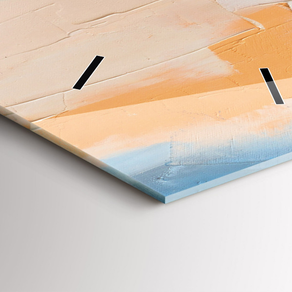 Vertical wall clock Portrait of a woman