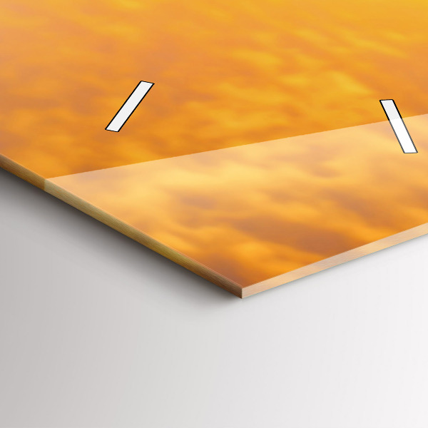 Vertical wall clock Swans in Love