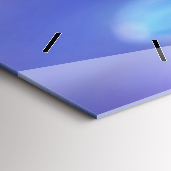 Vertical wall clock Butterfly on the grass