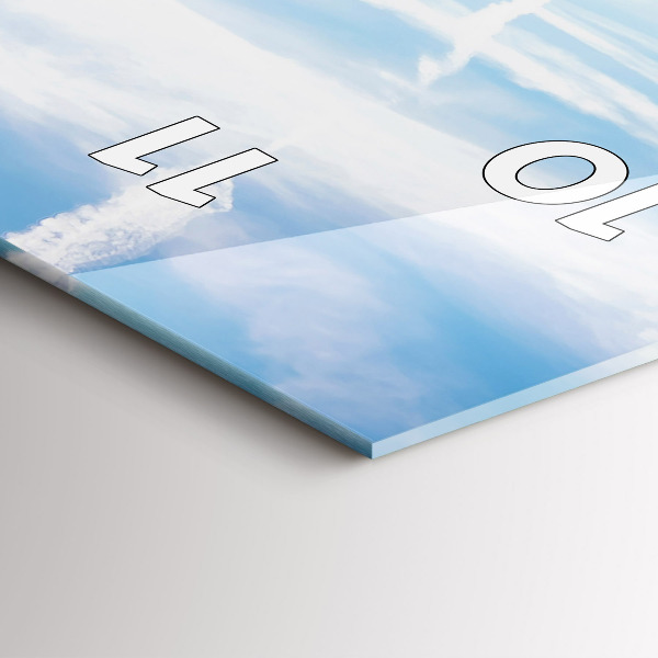 Vertical wall clock Lavender Meadow