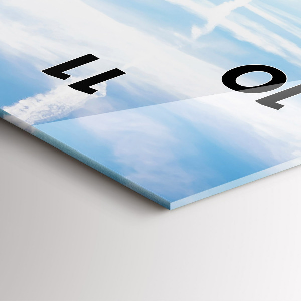 Vertical wall clock Lavender Meadow