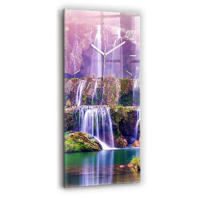 Vertical wall clock Jiulong Waterfall China