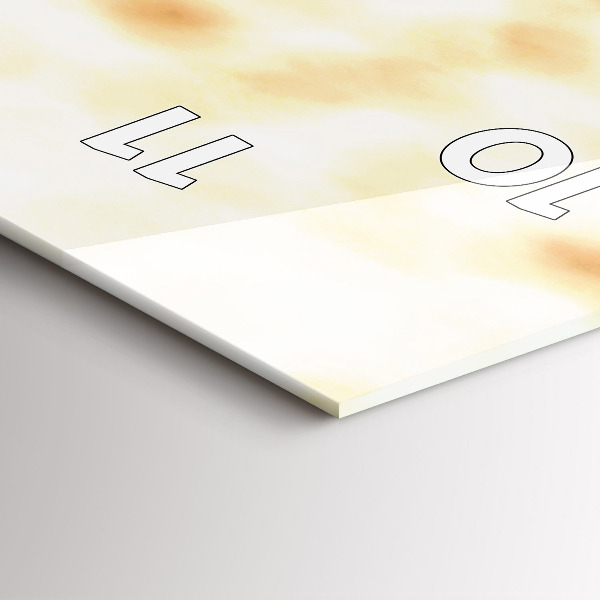 Vertical wall clock Plant in dry soil