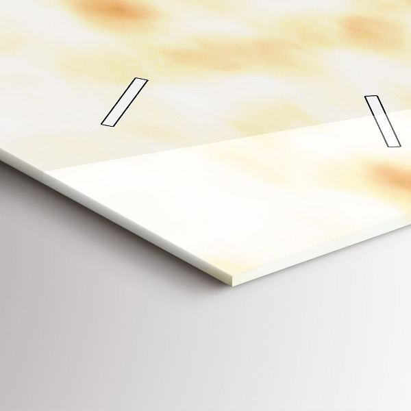 Vertical wall clock Plant in dry soil