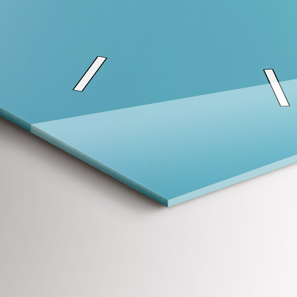 Vertical wall clock Pastel color of the sky