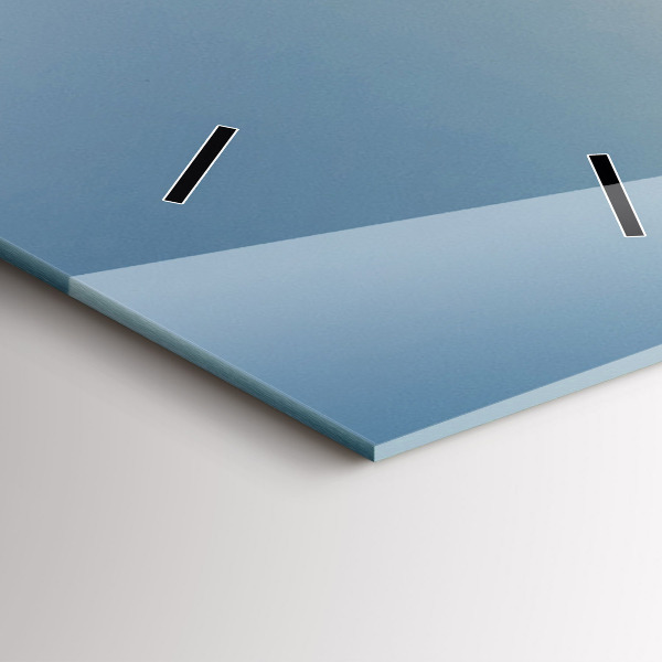 Vertical wall clock Tractor in a farm field