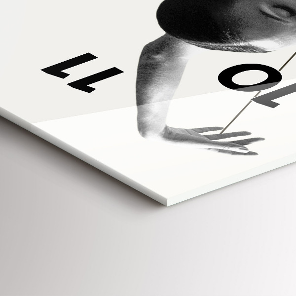 Vertical wall clock Abstract woman dancer