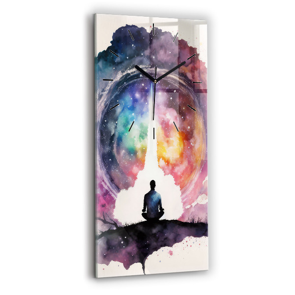 Vertical wall clock Meditation lifestyle