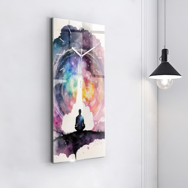 Vertical wall clock Meditation lifestyle