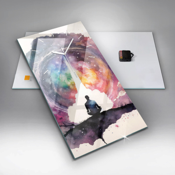 Vertical wall clock Meditation lifestyle