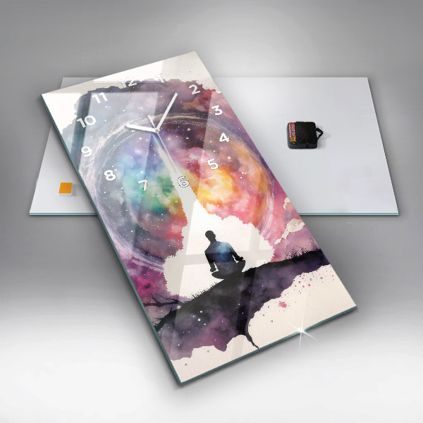 Vertical wall clock Meditation lifestyle