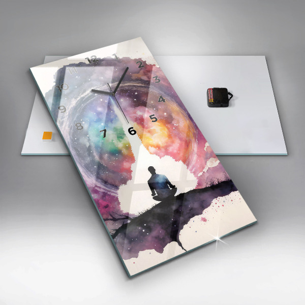 Vertical wall clock Meditation lifestyle