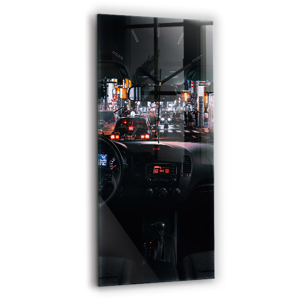 Vertical wall clock Car in Tokyo