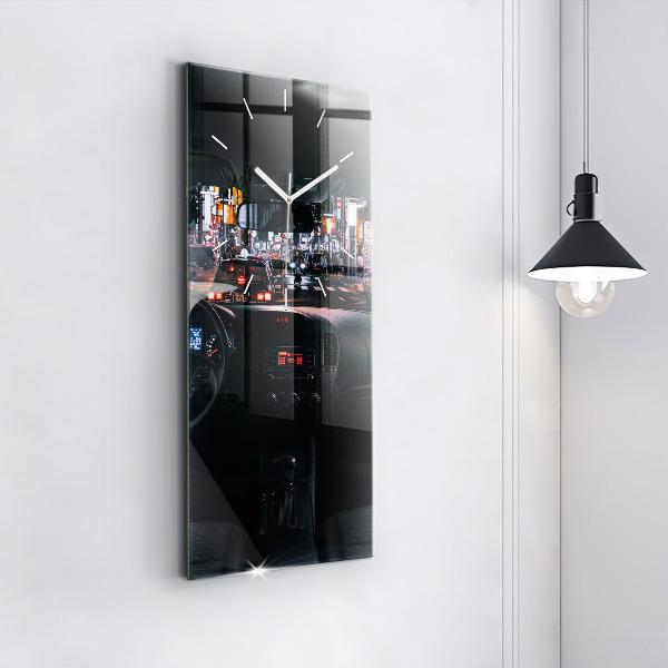 Vertical wall clock Car in Tokyo