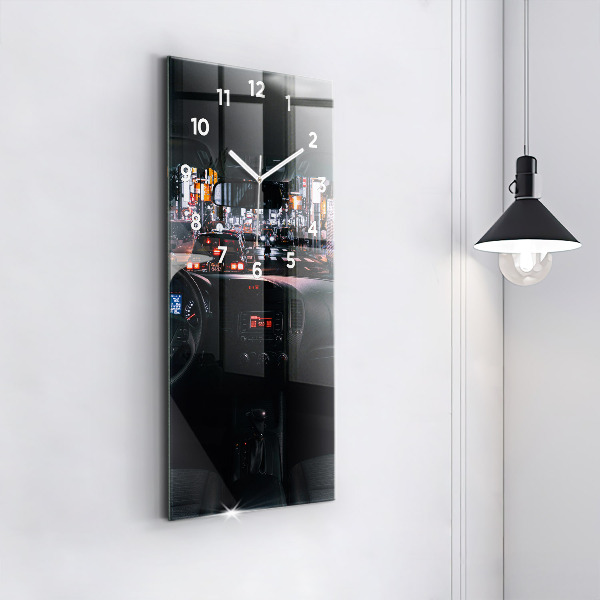 Vertical wall clock Car in Tokyo