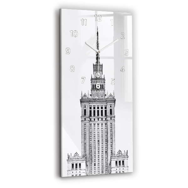 Vertical wall clock Palace of Culture and Science