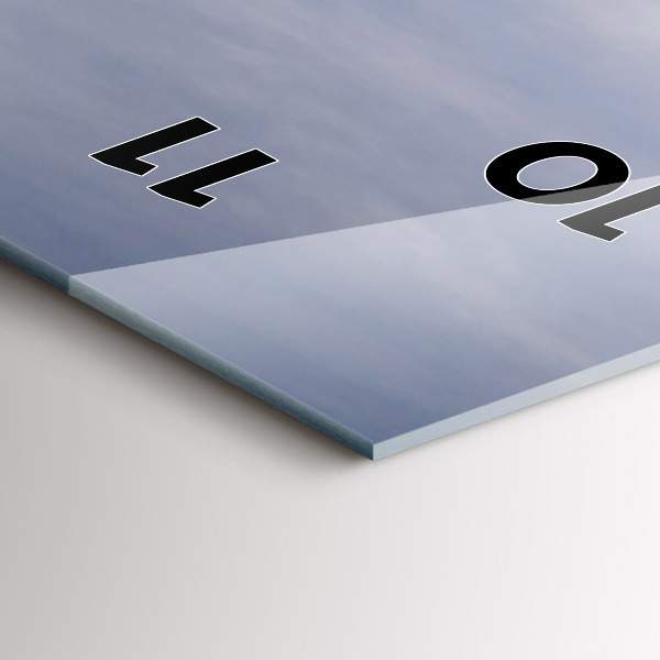 Vertical wall clock Barcelona Surfer