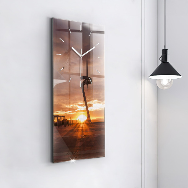 Vertical wall clock Barcelona Olympic Park