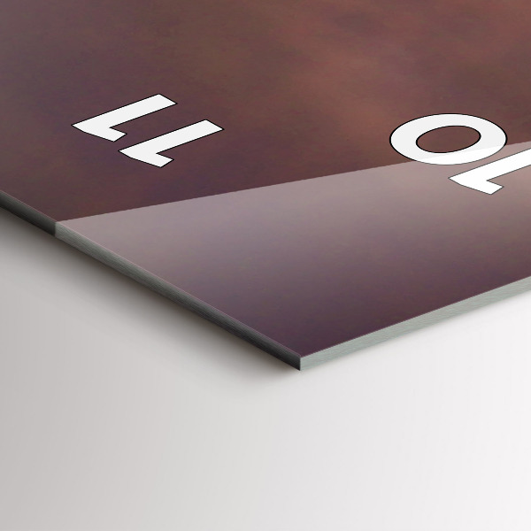 Vertical wall clock Barcelona Olympic Park