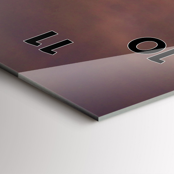 Vertical wall clock Barcelona Olympic Park