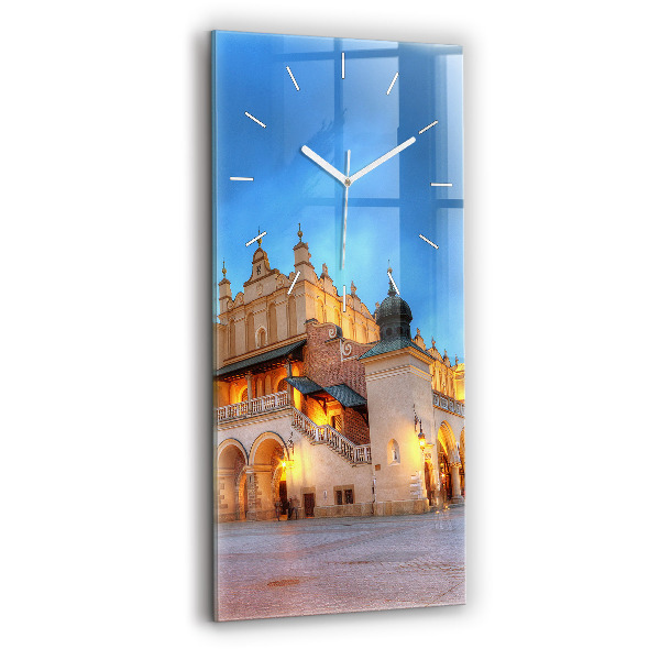 Vertical wall clock Main Market Square in Krakow