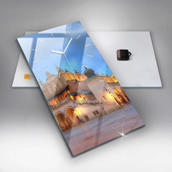 Vertical wall clock Main Market Square in Krakow