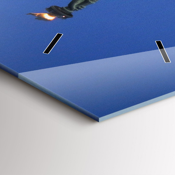 Vertical wall clock Statue of Liberty New York