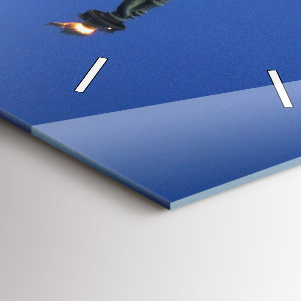 Vertical wall clock Statue of Liberty New York