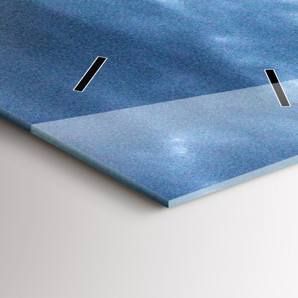 Vertical wall clock New York Panorama