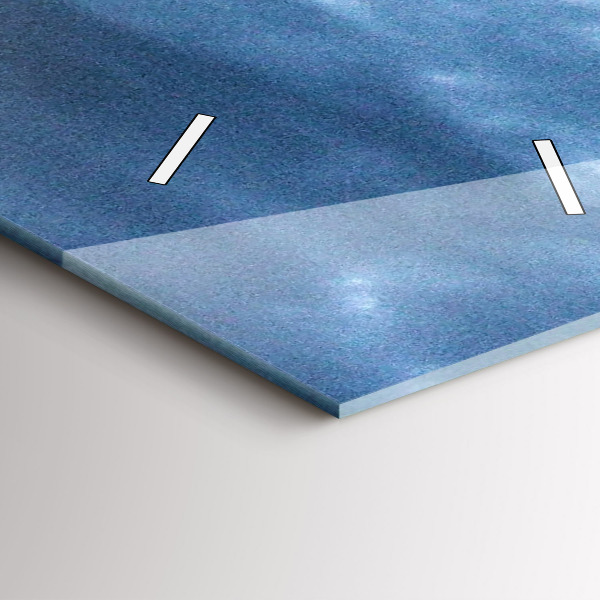 Vertical wall clock New York Panorama