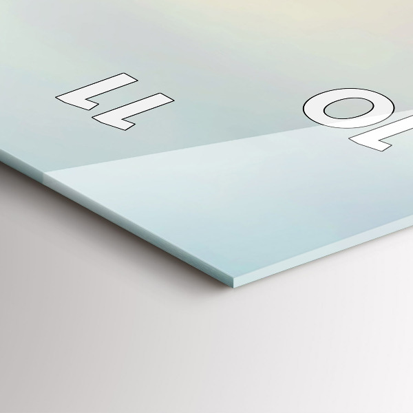 Vertical wall clock Big Ben London panorama