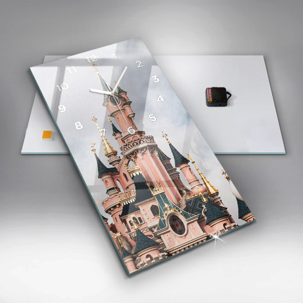 Vertical wall clock Disneyland Paris Castle