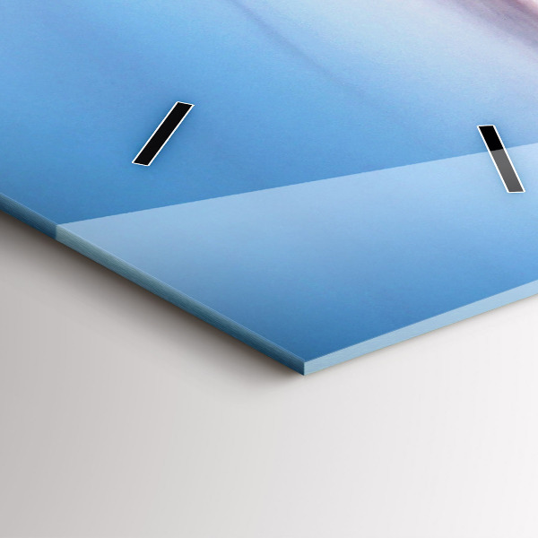 Vertical wall clock Wroclaw from a drone