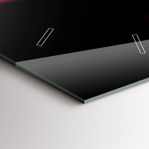 Vertical wall clock Wroclaw Fountain at Night