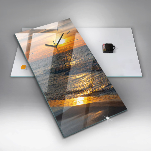 Vertical wall clock Władysławowo Baltic Sea