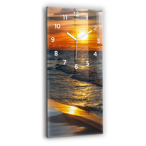 Vertical wall clock Władysławowo Baltic Sea