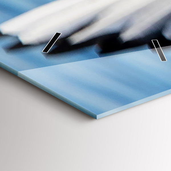 Vertical wall clock Seagulls in Gdynia