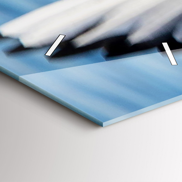 Vertical wall clock Seagulls in Gdynia