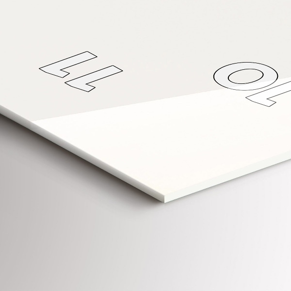 Vertical wall clock The lighthouse and the sea