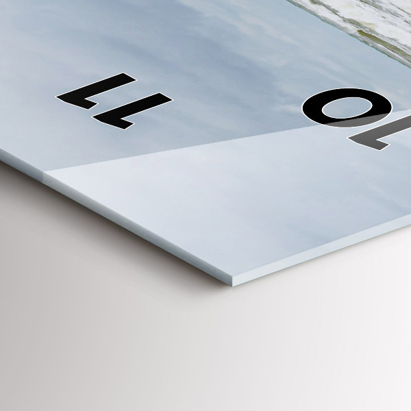 Vertical wall clock A moment with a book