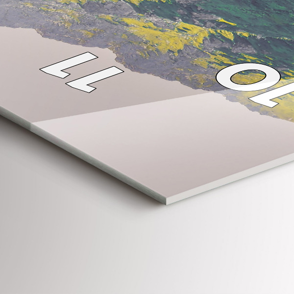 Vertical wall clock Morskie Oko in the Tatra Mountains