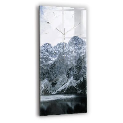 Vertical wall clock Morskie Oko in the Tatra Mountains
