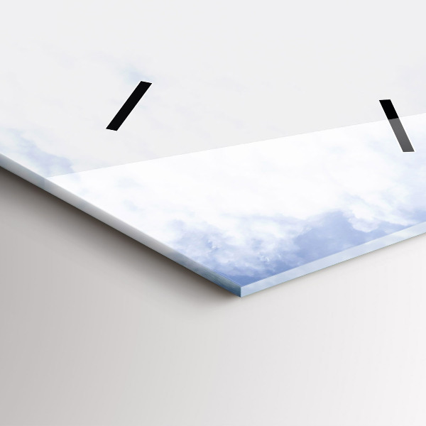 Vertical wall clock Morskie Oko in the Tatra Mountains