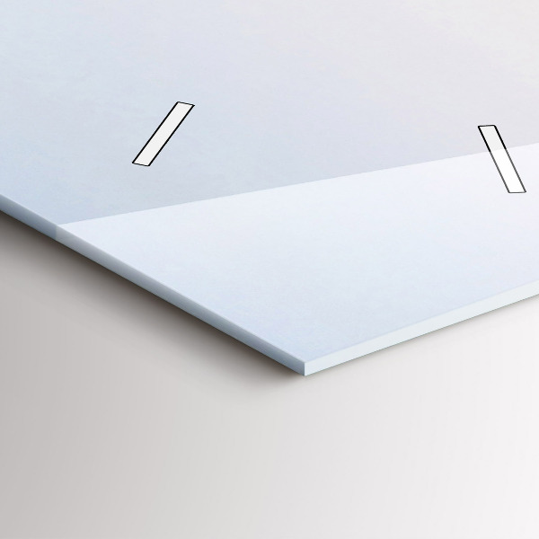 Vertical wall clock Lake and mountains