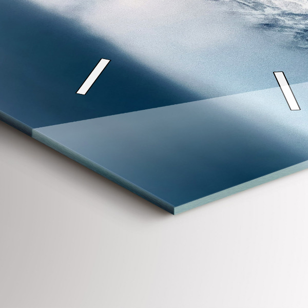 Vertical wall clock Winter landscape of the Tatra Mountains