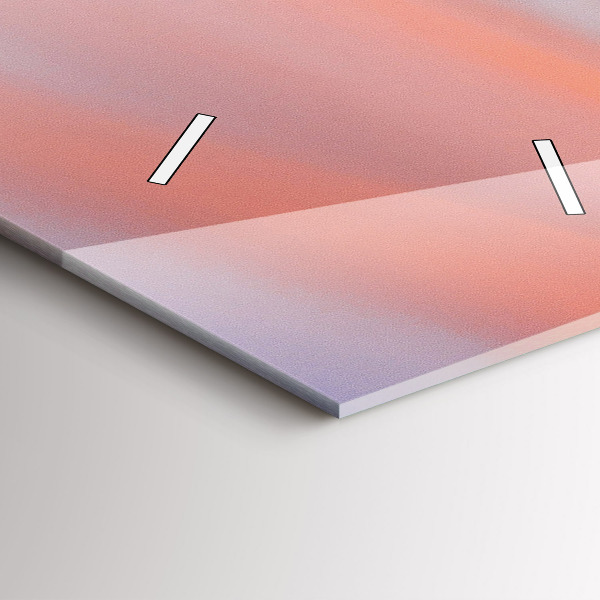 Vertical wall clock Lake view