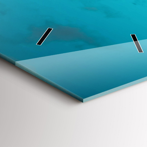 Vertical wall clock Woman on the road