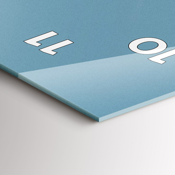 Vertical wall clock Palm trees in Los Angeles